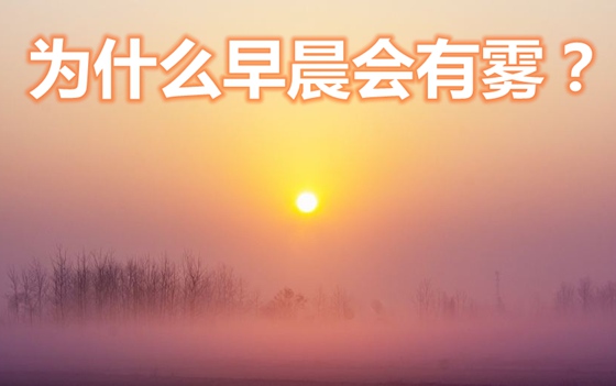 为什么早晨会有雾,雾是怎么形成的