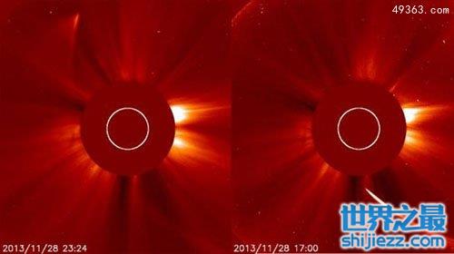 天文学家首次拍到超级彗星“死亡过程”