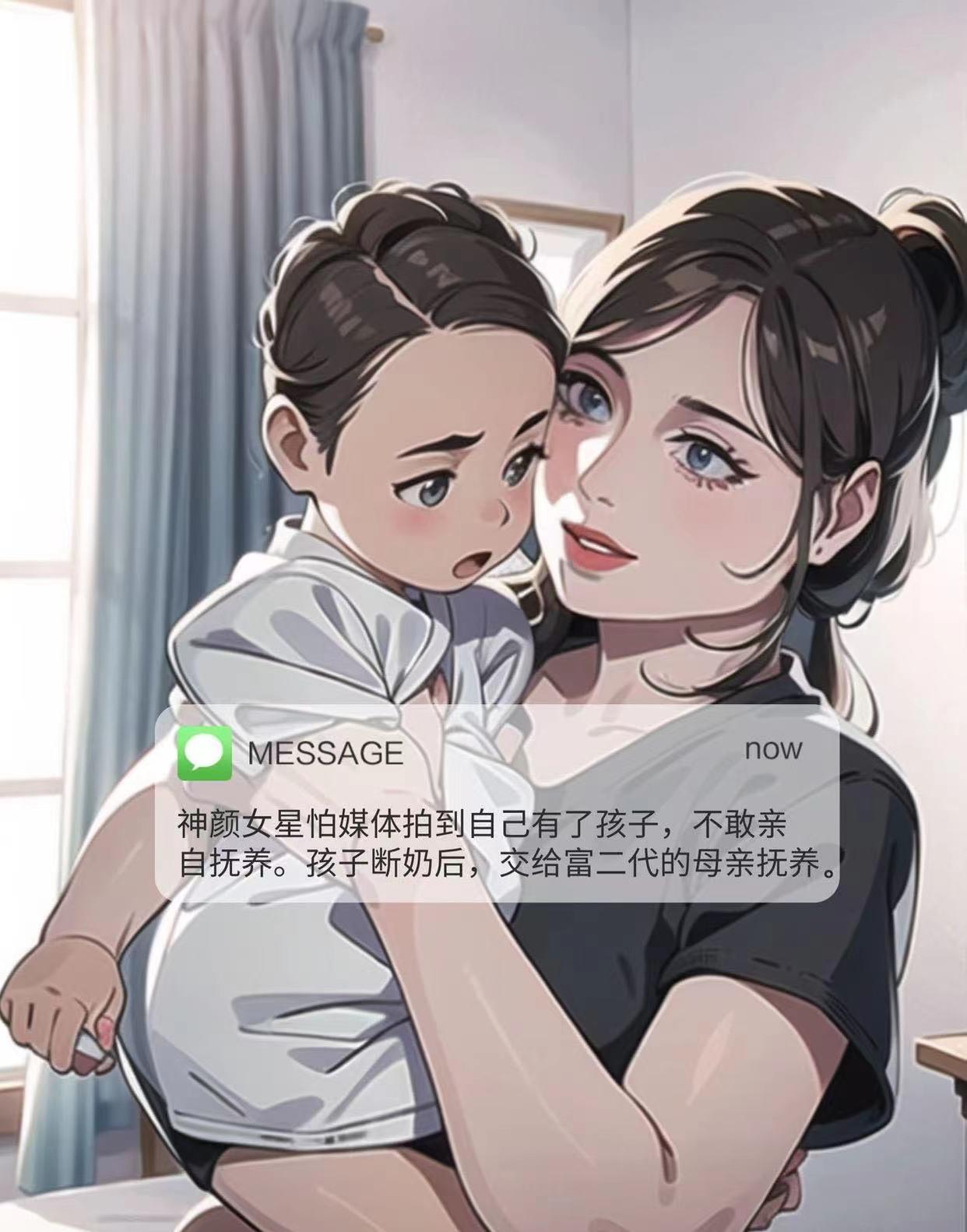 云南网友问：曝神颜女星和富二代未婚生子！获赠豪宅豪车，还曾和男方亲爹交往