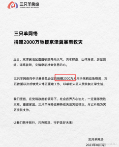 天津网友问：涿州水灾成娱乐圈“照妖镜”，有人诚心救灾，有人却沽名钓誉