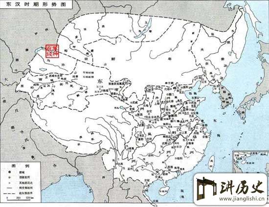 汉朝地图——古代汉朝地图