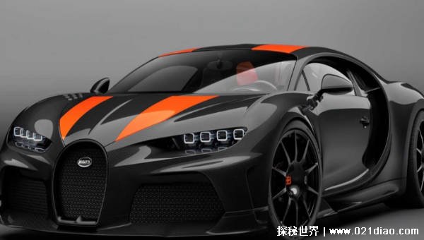 目前世界上速度最快的车 布加迪Chiron Super Sport 300+