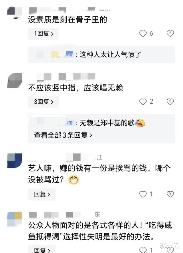 陈奕迅南京演唱会因不满观众竖中指而背对观众演唱，观众直呼退票