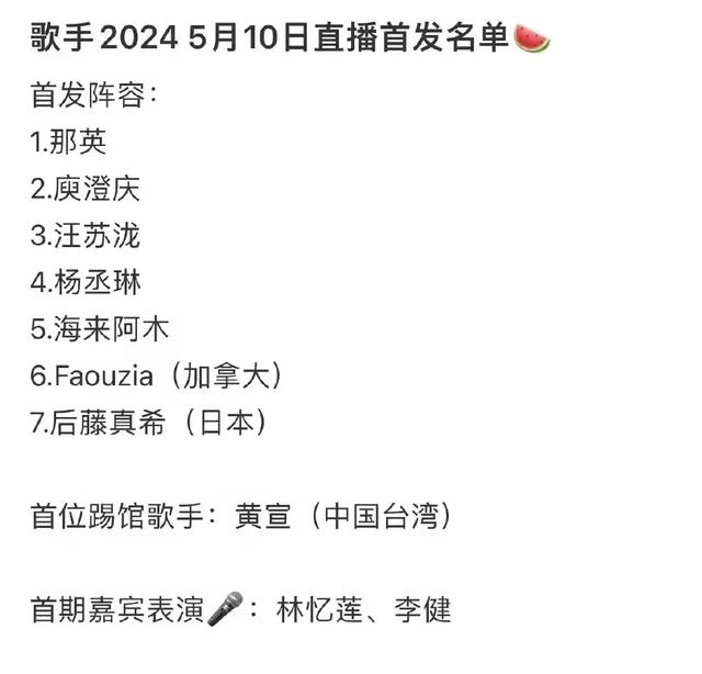 《歌手2024》阵容喜半参忧！“综艺混子”扎堆，四字歌手引争议