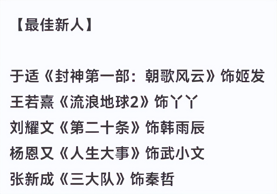 百花奖提名惹争议：百亿票房先生们全军覆没，00后资源咖被强捧