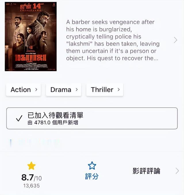 又是一部神作，上映后飙到8.7分！