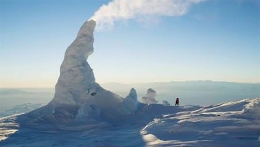 世界最南的活火山 埃里伯斯火山在南纬77°32